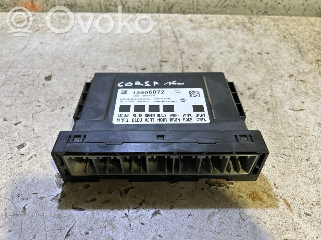 Other control units/modules   13506072,150703,F00HJ01417