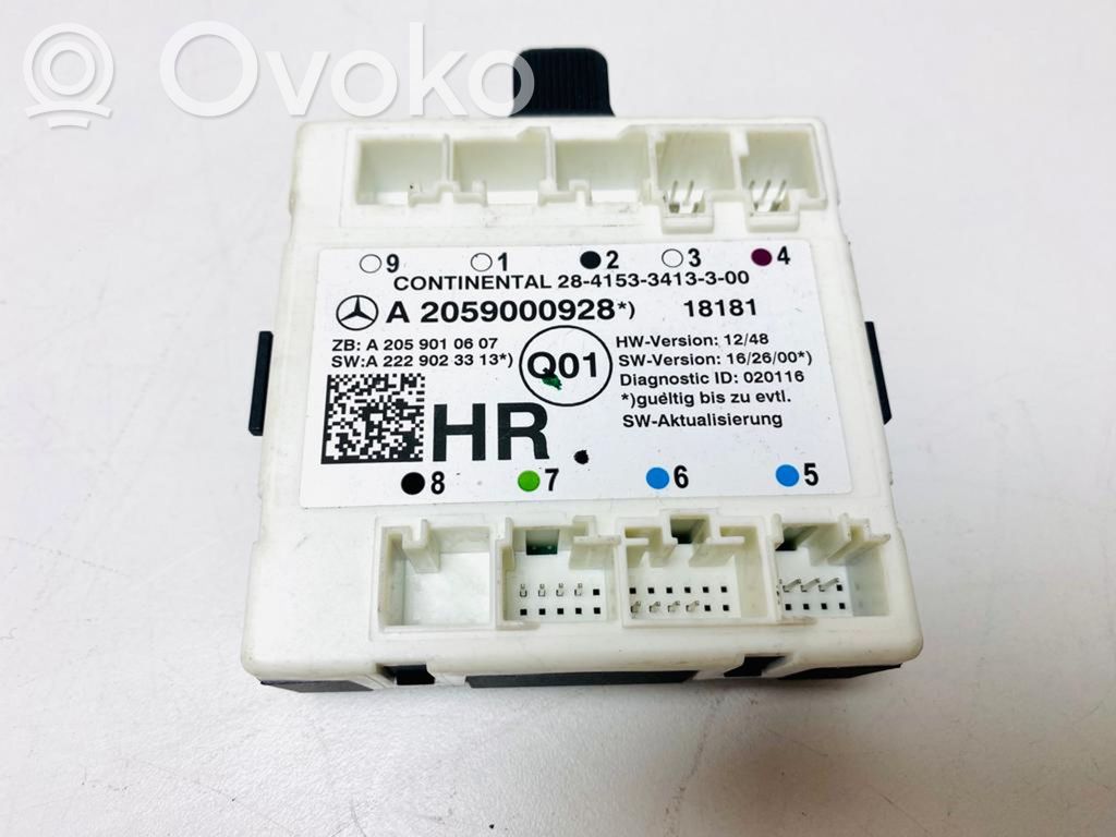 Mercedes-Benz C W205 Door control unit/module 