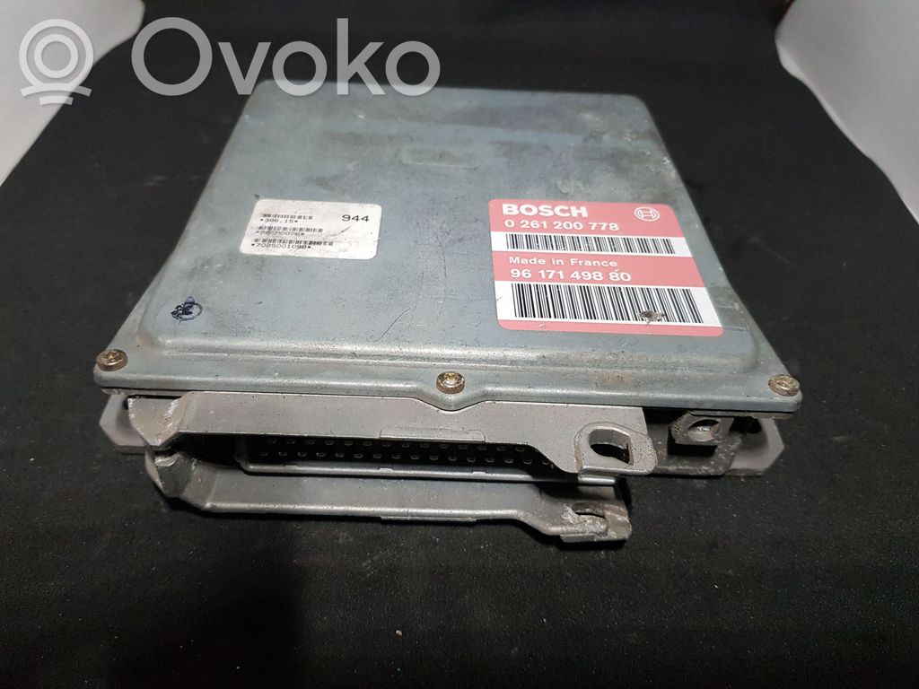 Peugeot 206 Engine control unit/module 
