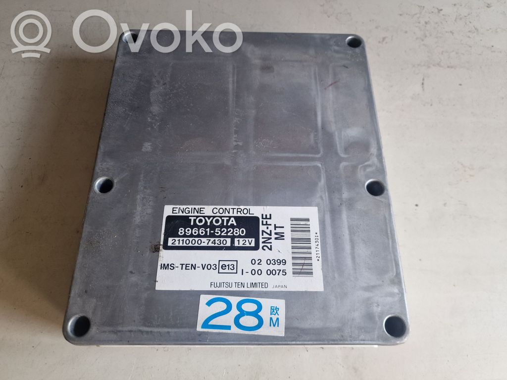Toyota Yaris Engine control unit/module 