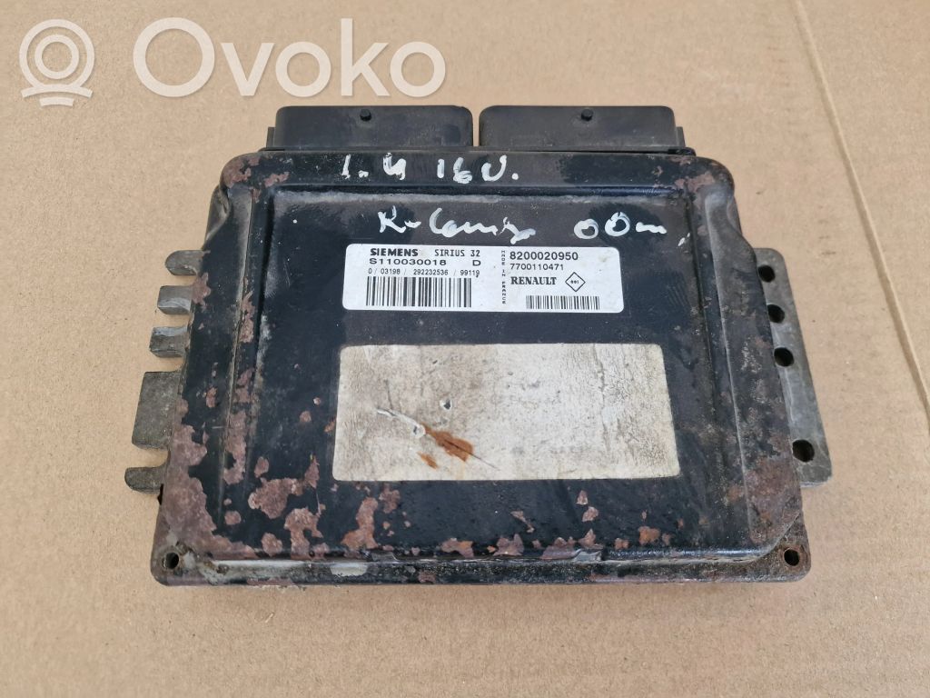 Renault Megane II Engine control unit/module 