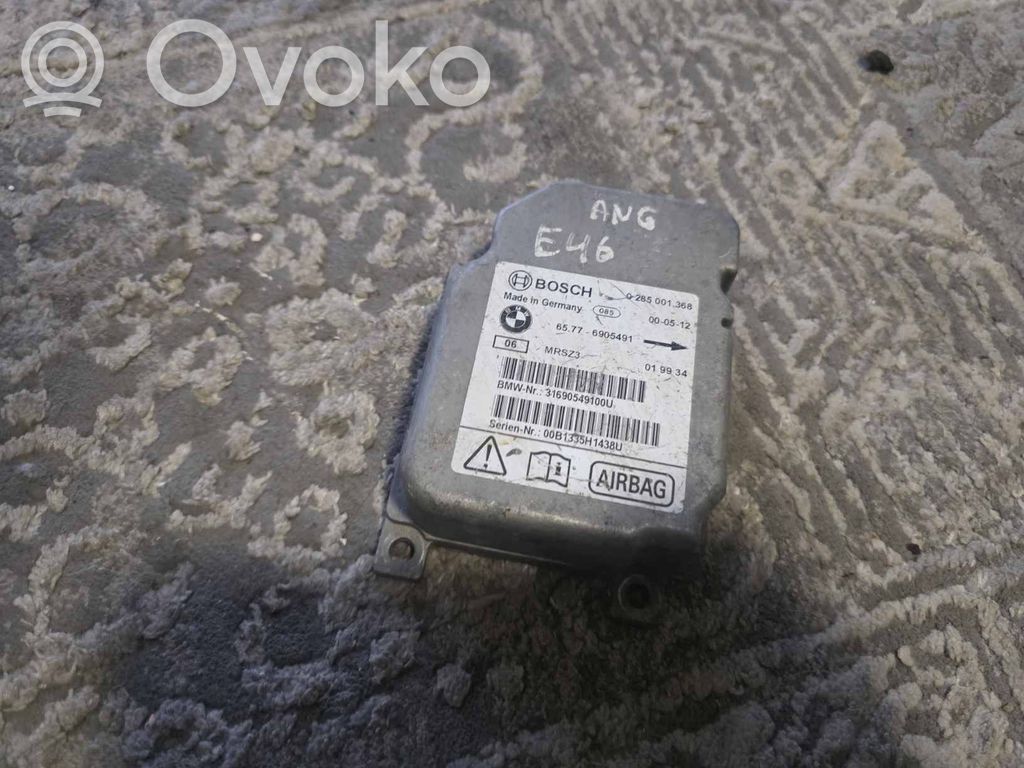 BMW 3 E46 Airbag control unit/module 