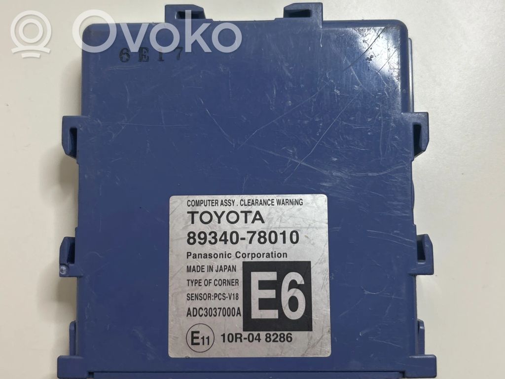 Lexus NX Parking PDC control unit/module 