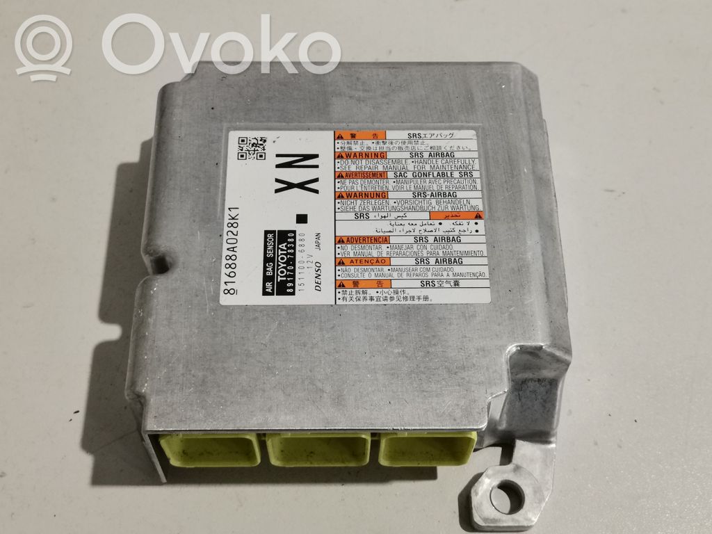 Lexus NX Airbag control unit/module 