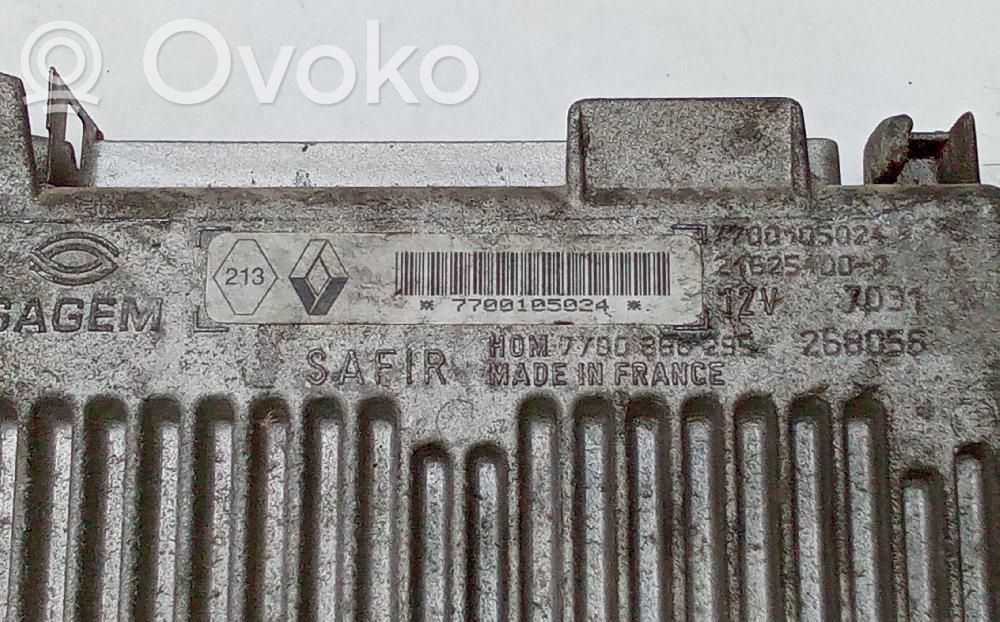 Unidad de control/módulo del motor   7700105024