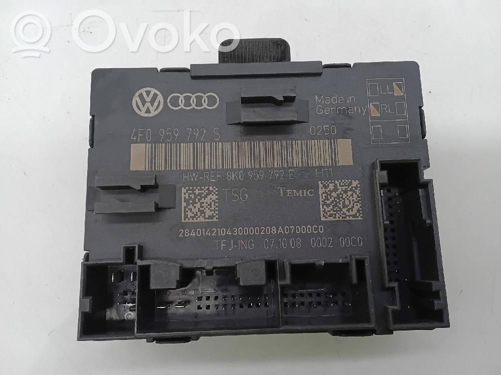 Alte unități/module de control   4F0959792S