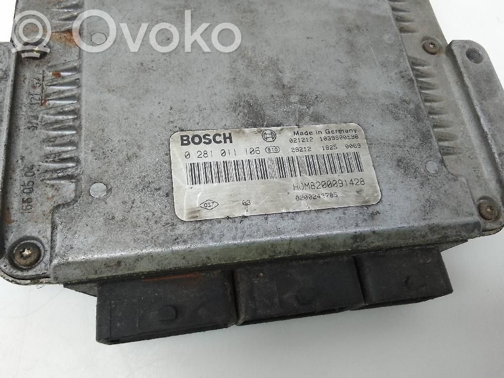Moottorin ohjainlaite/moduuli   0281011106