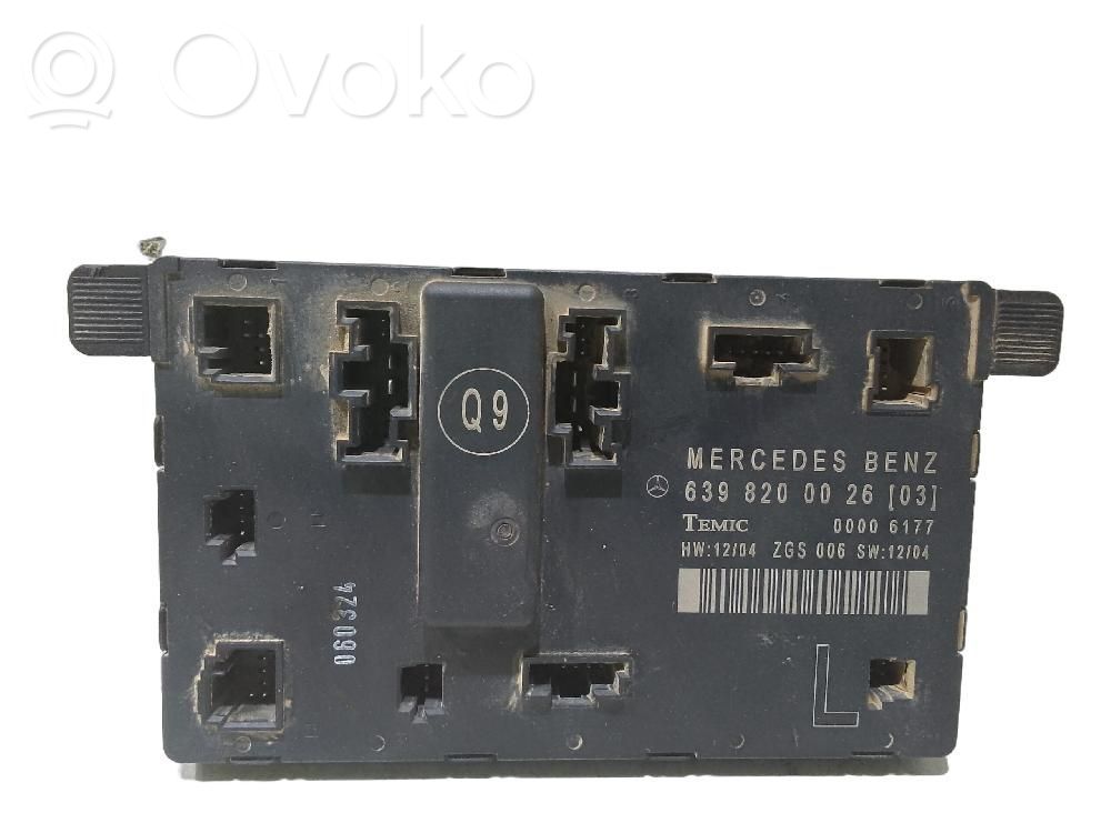 Mercedes-Benz Vito Viano W639 Autres unités de commande / modules