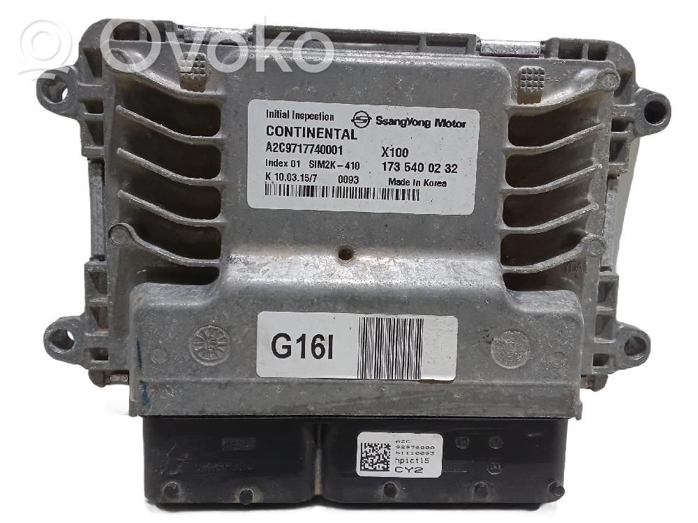 SsangYong Tivoli Engine control unit/module 