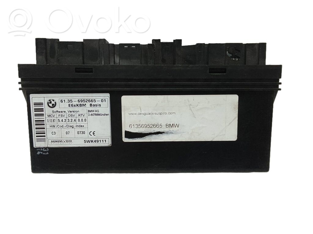 BMW 5 E60 E61 Otras unidades de control/módulos 