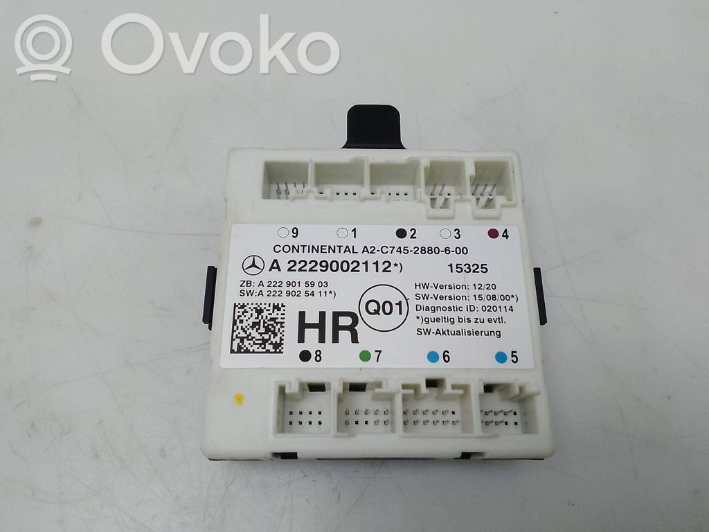 Mercedes-Benz C W205 Alte unități/module de control 