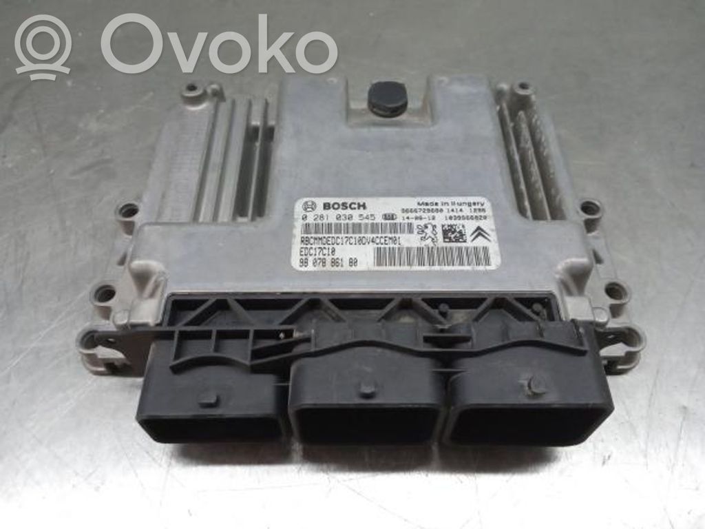 Engine control unit/module   0281030545,9666729680,9807886180