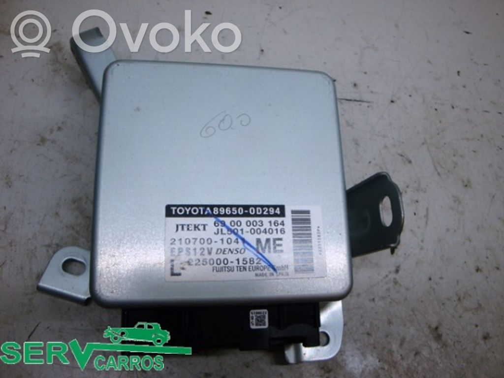 Toyota Yaris Modulo di controllo della cremagliera dello sterzo 