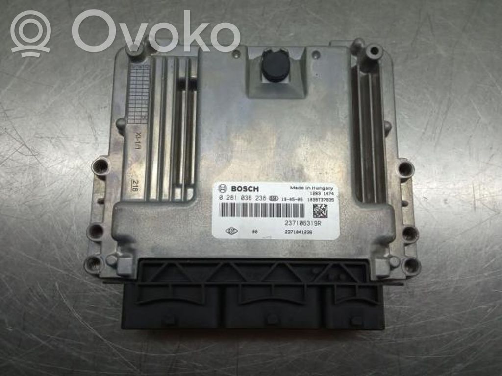 Engine control unit/module   237106319R,0281036238,BOSCH