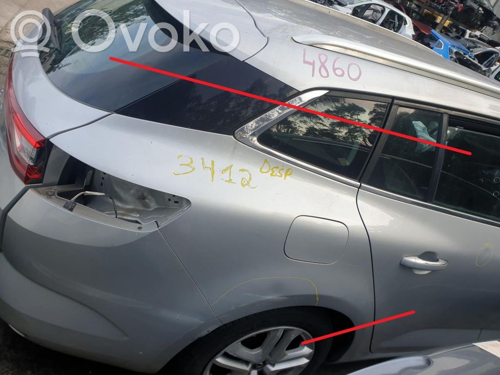 Renault Megane IV Aizmugurējā ceturtdaļa mašīnas 