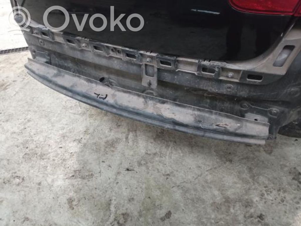 Rear bumper support beam