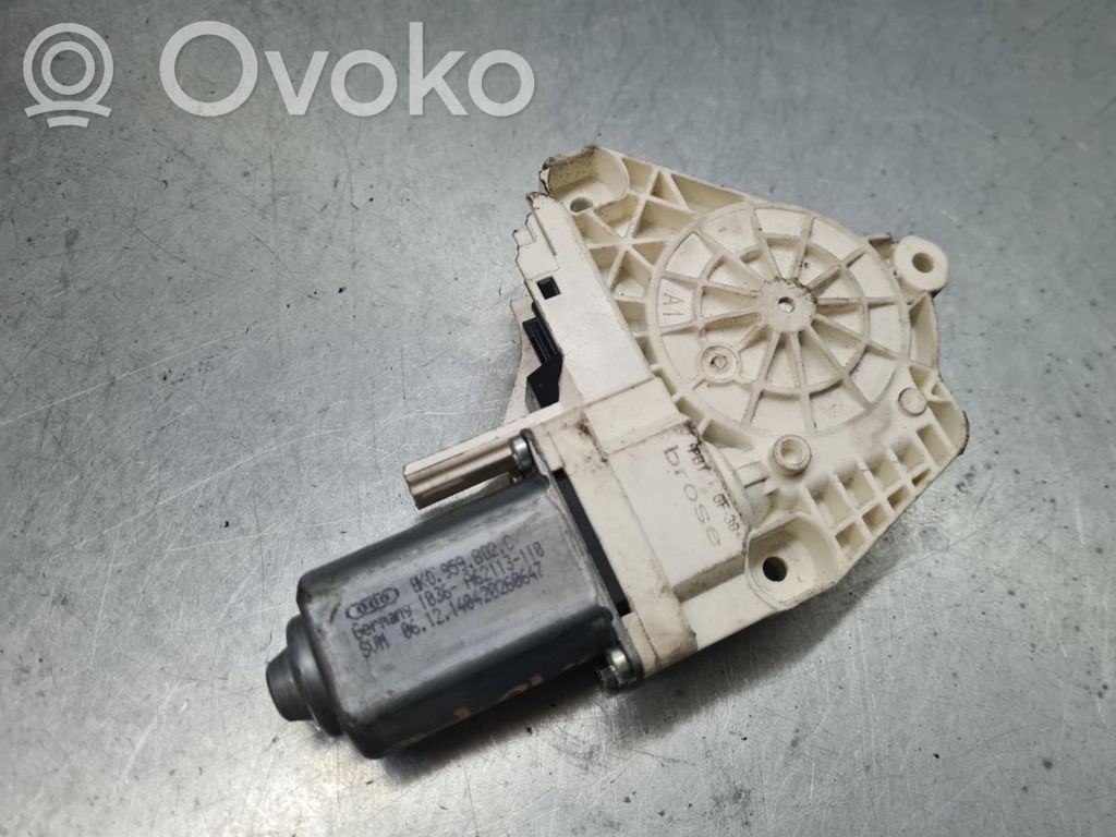Front door window regulator motor   8K0959802C,1036A62113110,913815100