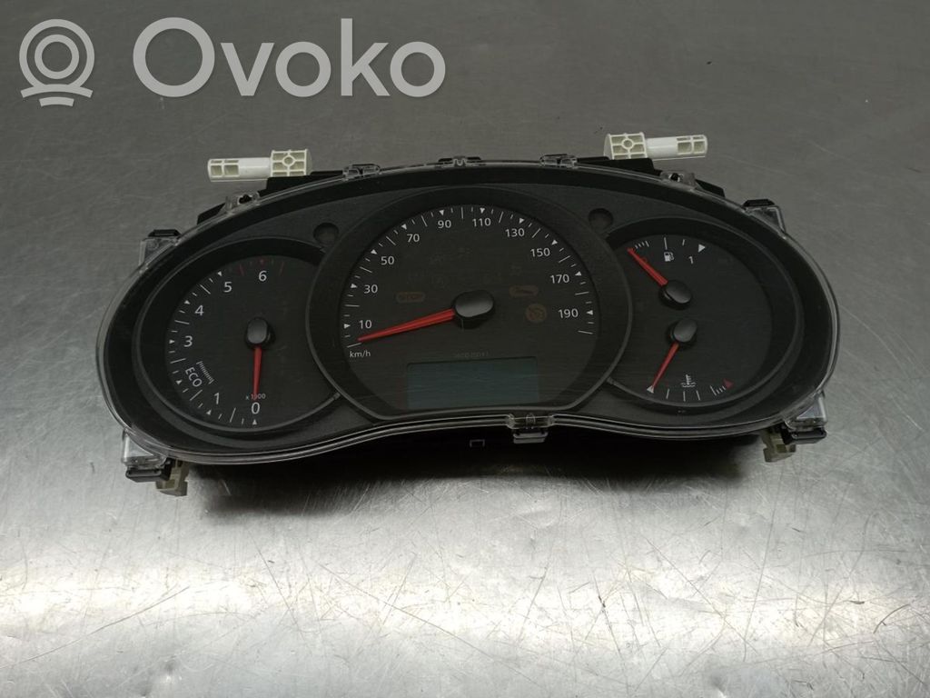 Renault Kangoo II Geschwindigkeitsmesser Cockpit 