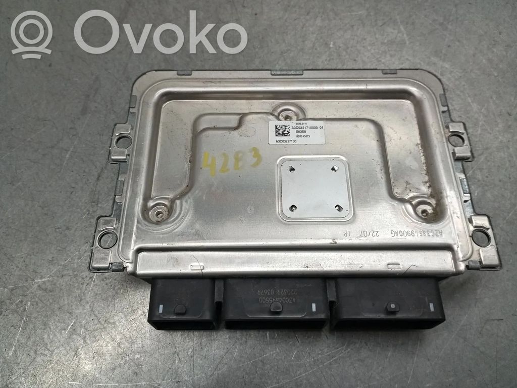 Moottorin ohjainlaite/moduuli   237104639S,237104638S,A3C054853000