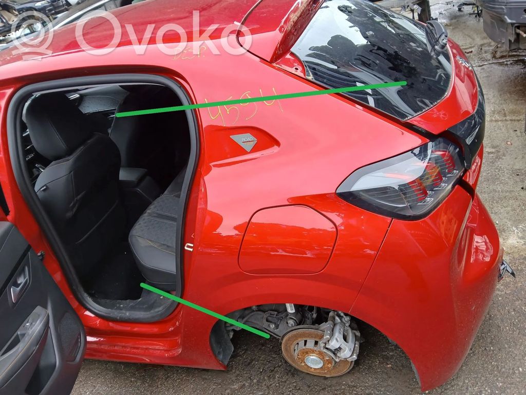 Peugeot 208 II Ćwiartka tylna 