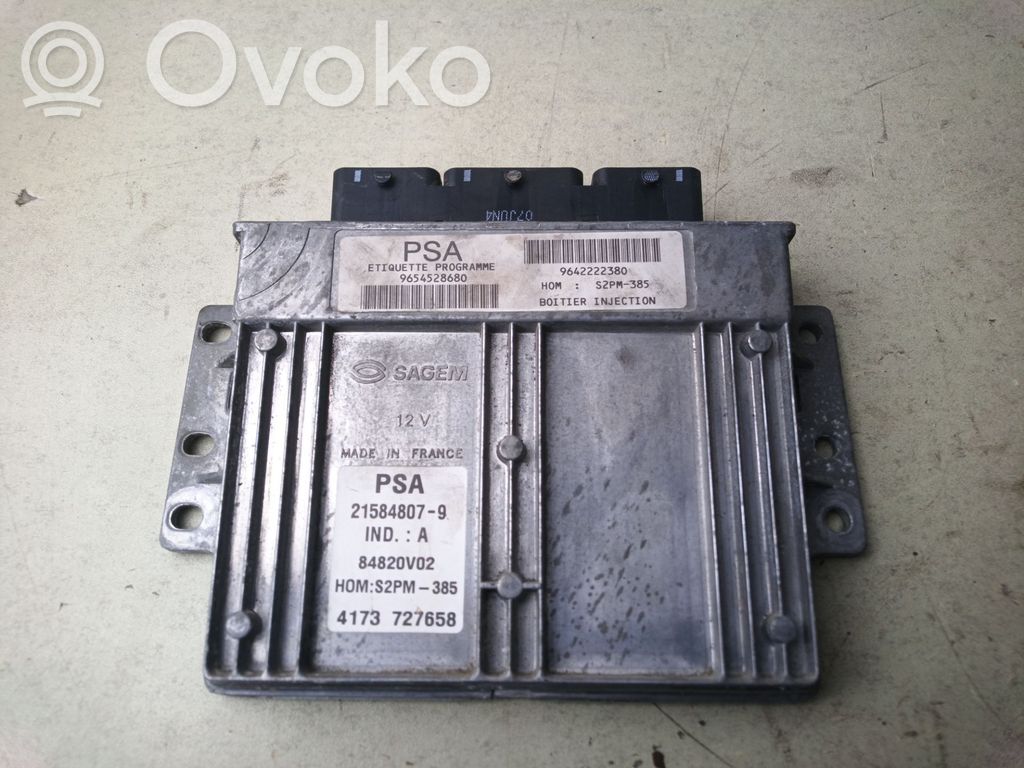 Citroen C2 Engine control unit/module 