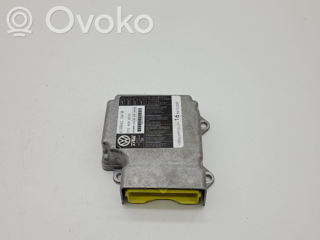 Skoda Superb B6 (3T) Airbag control unit/module 