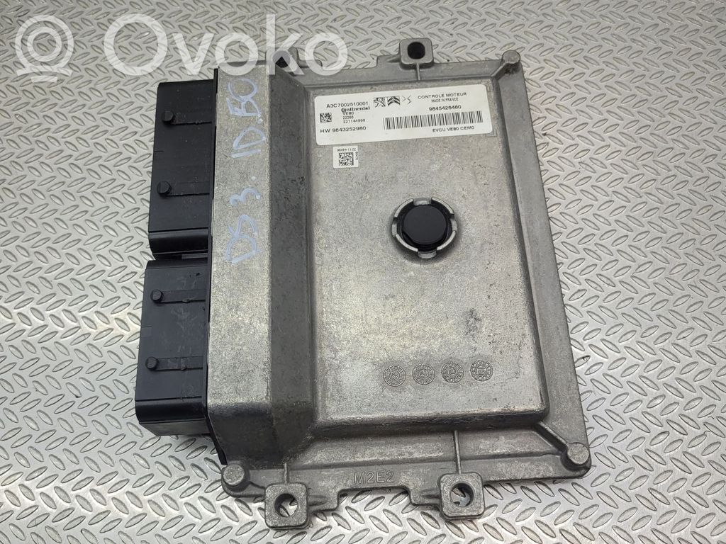 DS Automobiles 3 Crossback Engine control unit/module 