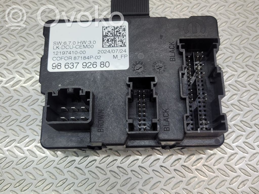 Peugeot 308 Unidad de control/módulo de la puerta 
