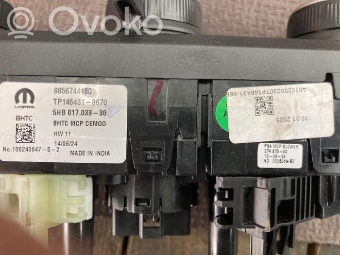 Citroen e-C3 Climate control unit 