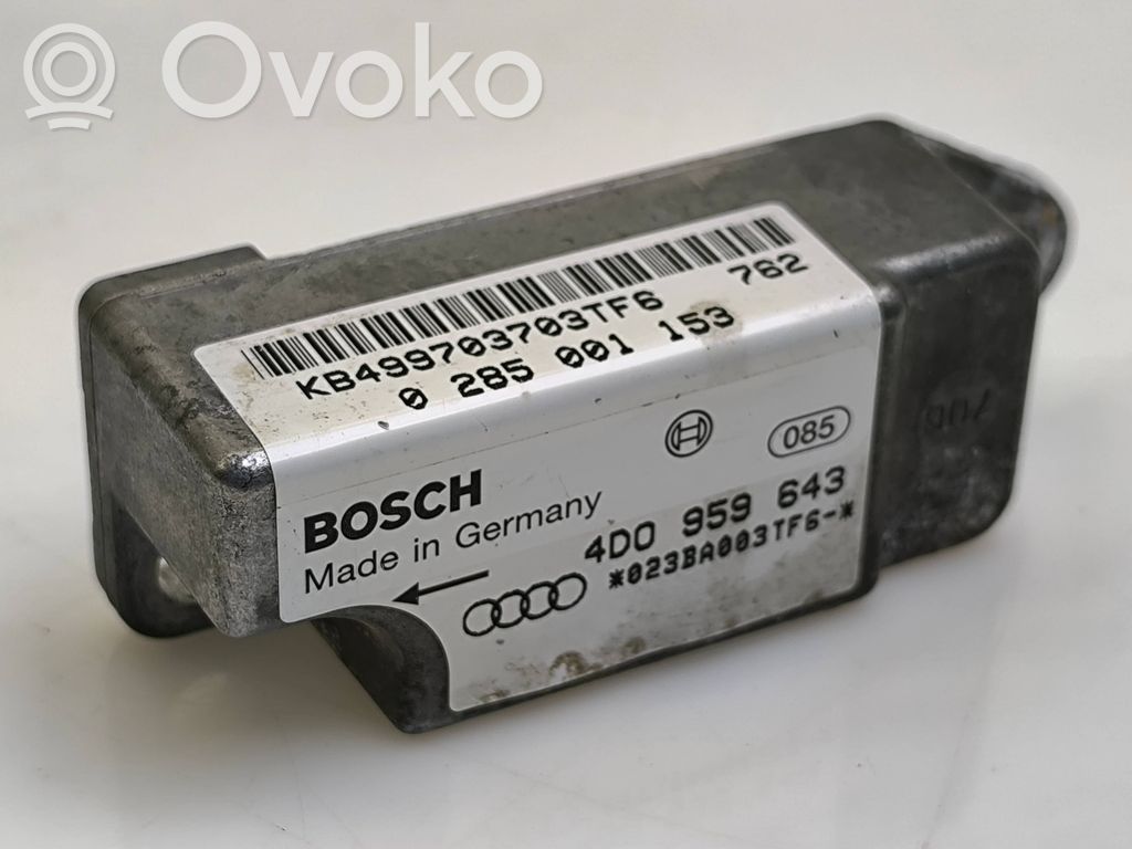 Audi A6 S6 C5 4B Airbag deployment crash/impact sensor 