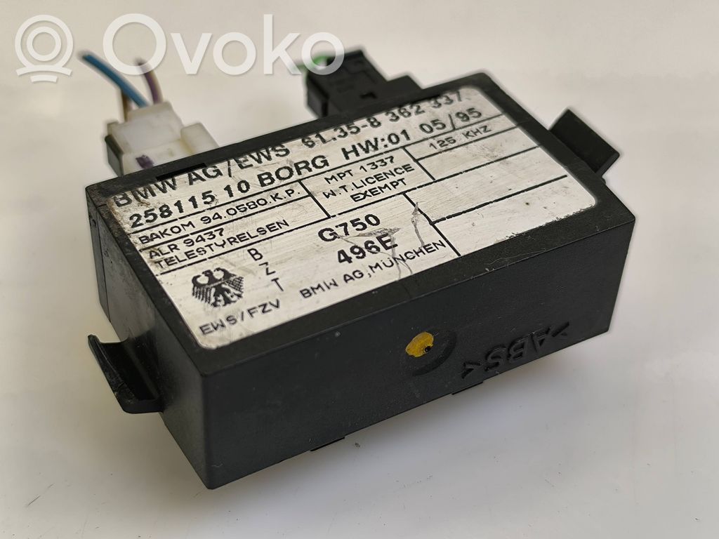 BMW 5 E39 Moduł / Sterownik immobilizera 