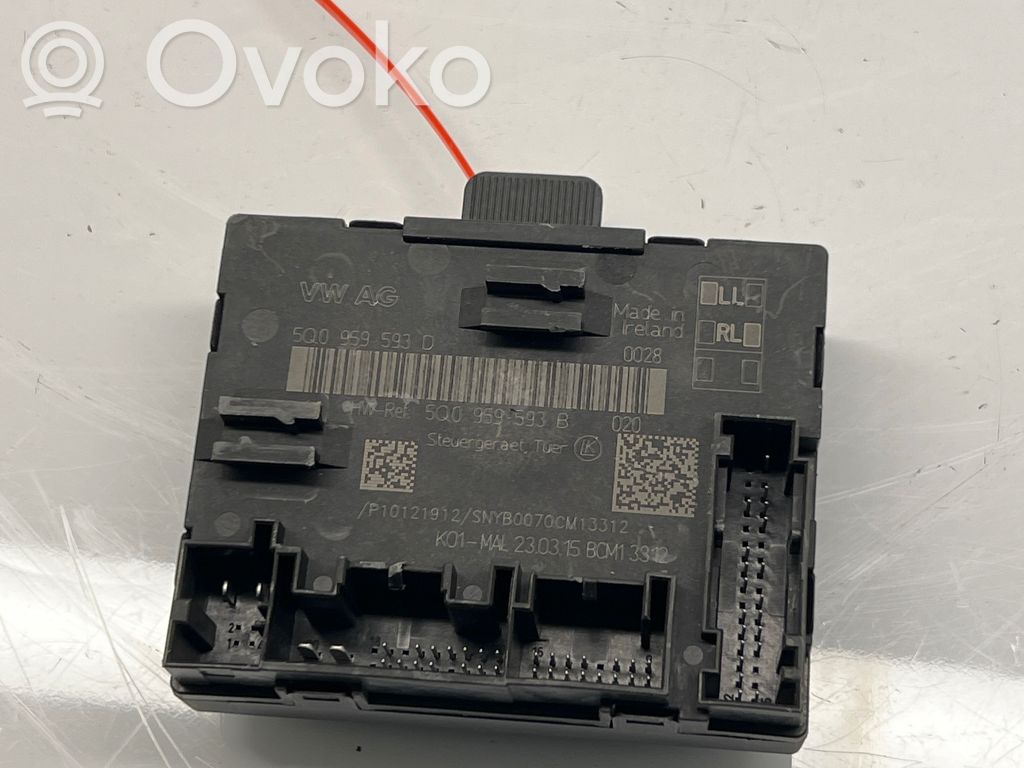 Volkswagen e-Golf Door control unit/module 