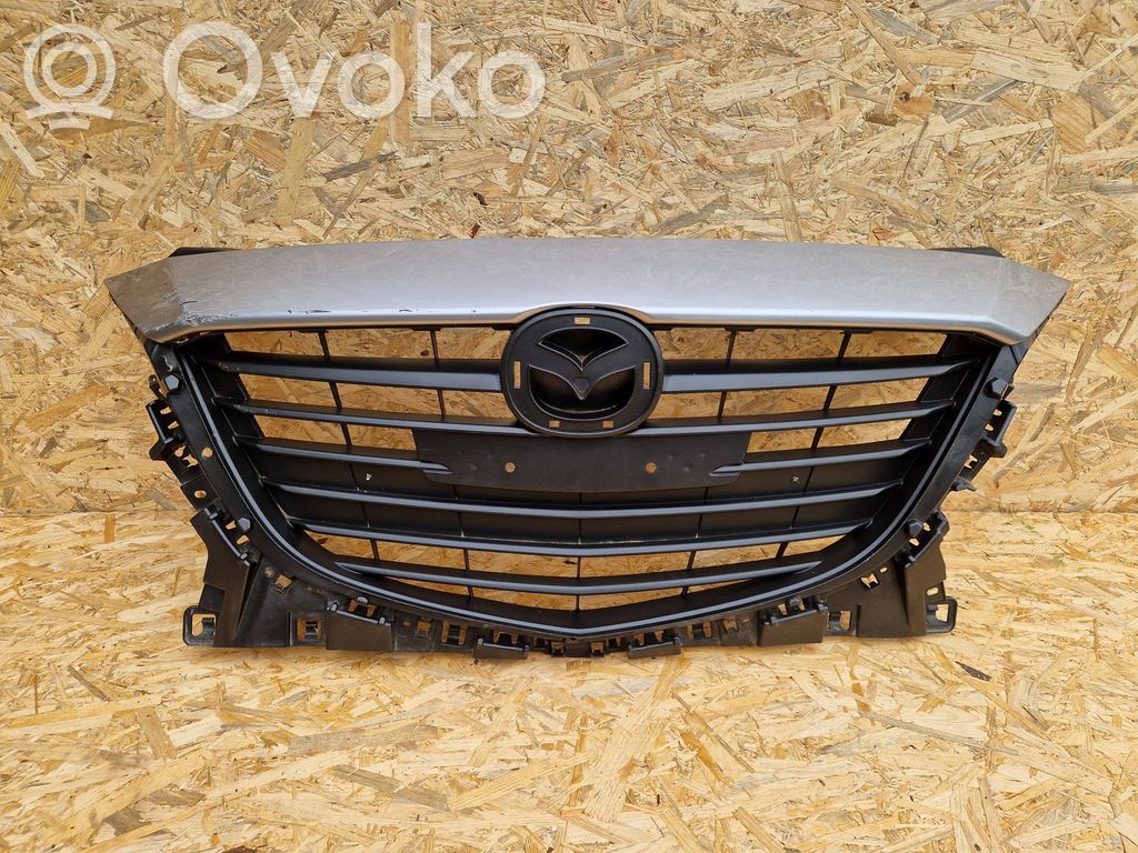 Mazda 3 II Front bumper upper radiator grill 