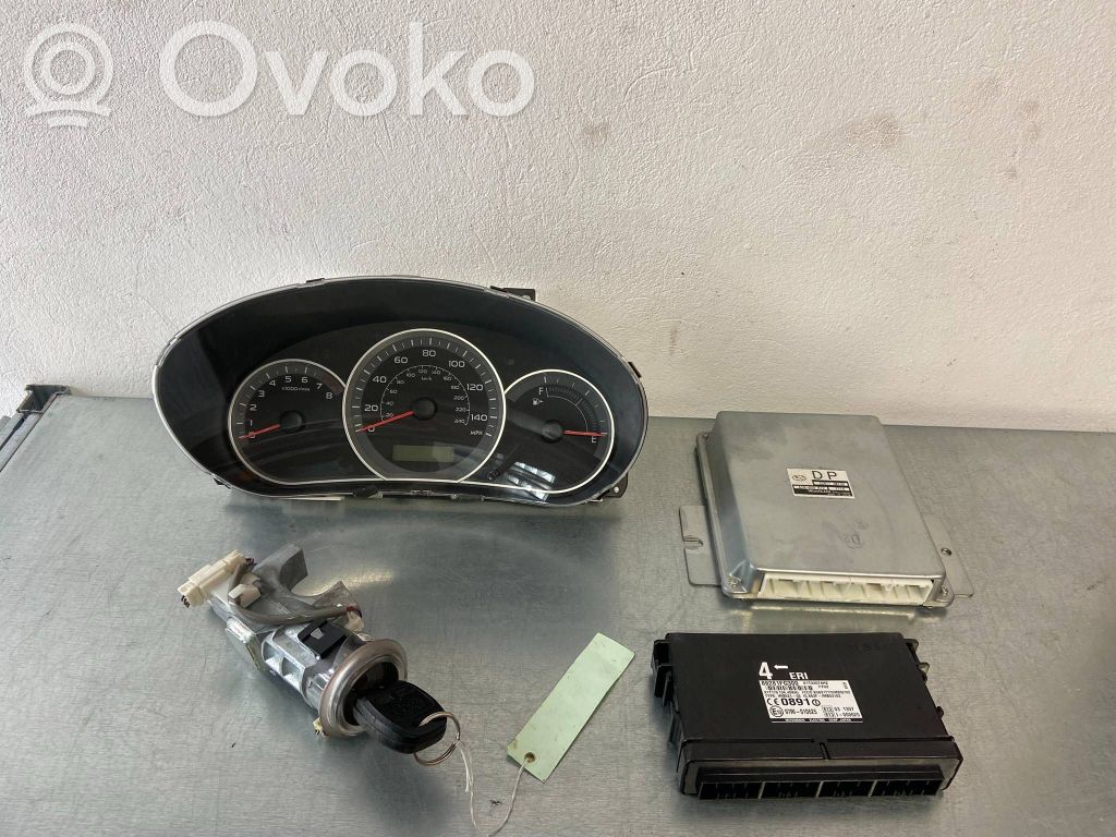 Subaru Impreza III Komputer / Sterownik ECU i komplet kluczy 