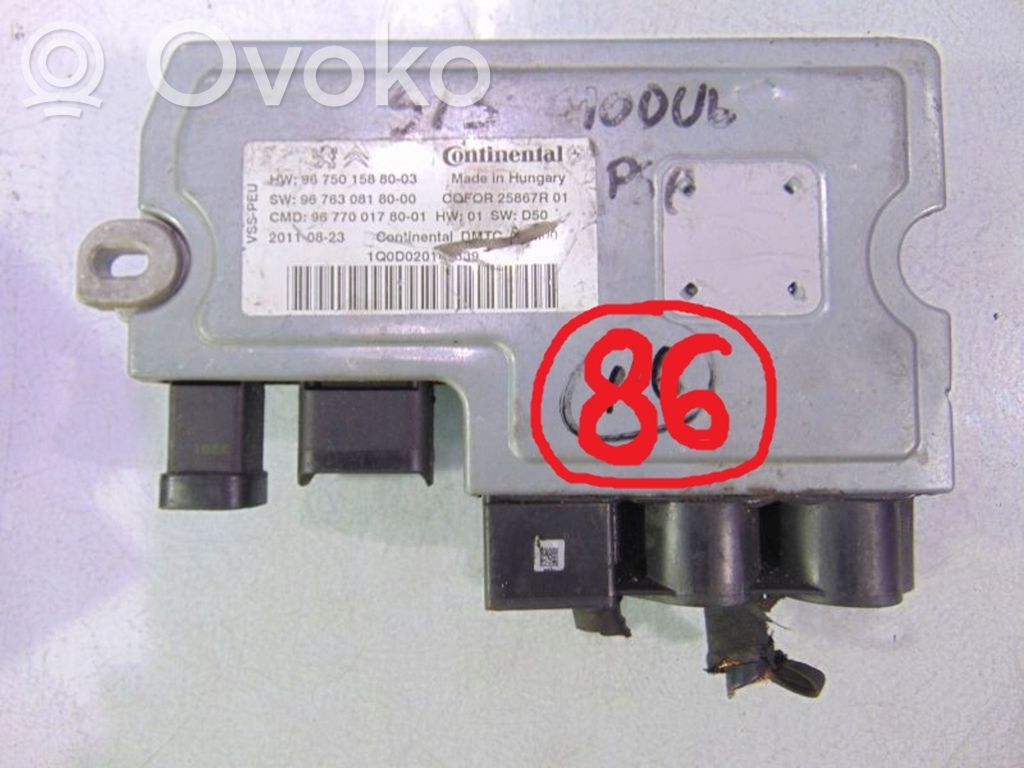 Citroen C4 I Engine control unit/module 