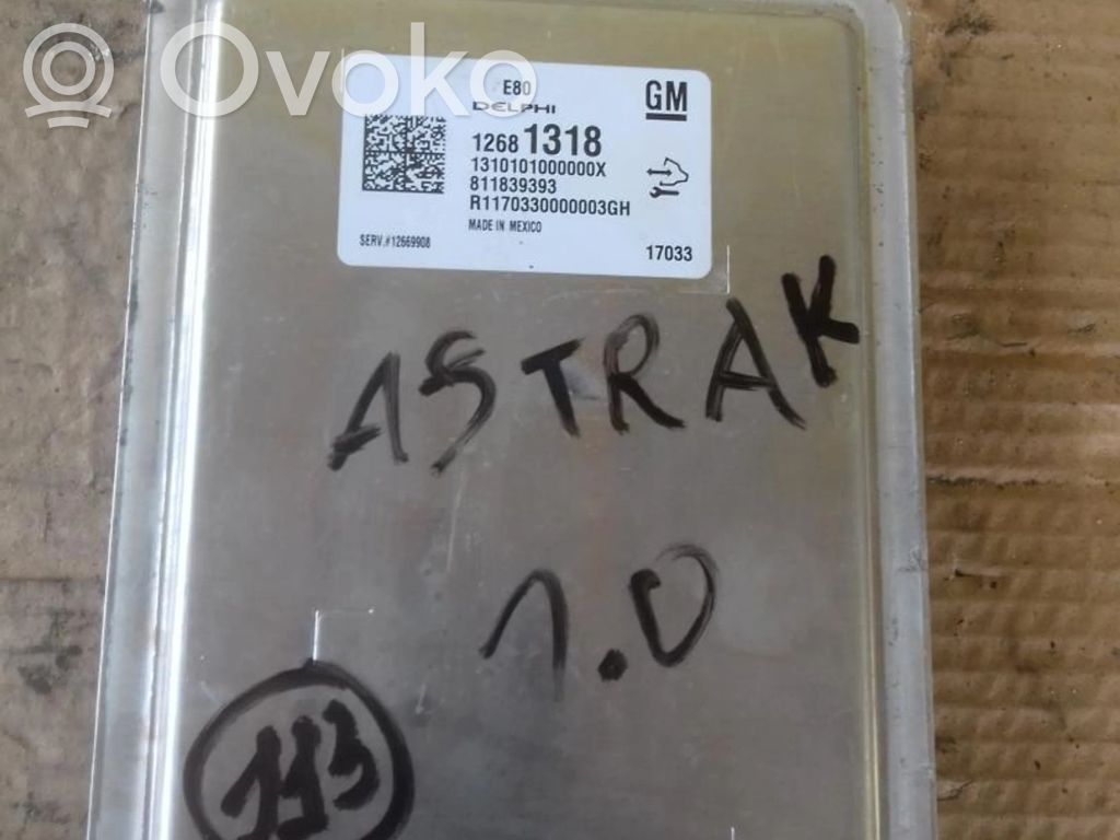 Opel Astra K Engine control unit/module ECU 