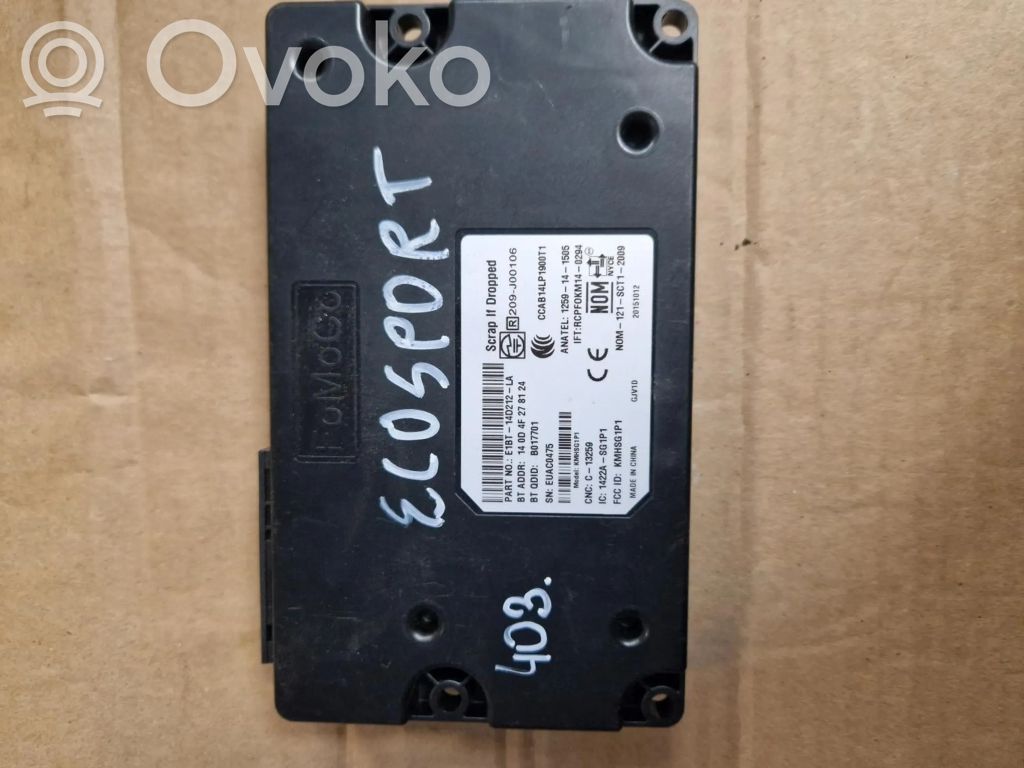 Ford Ecosport Bluetooth control unit module 
