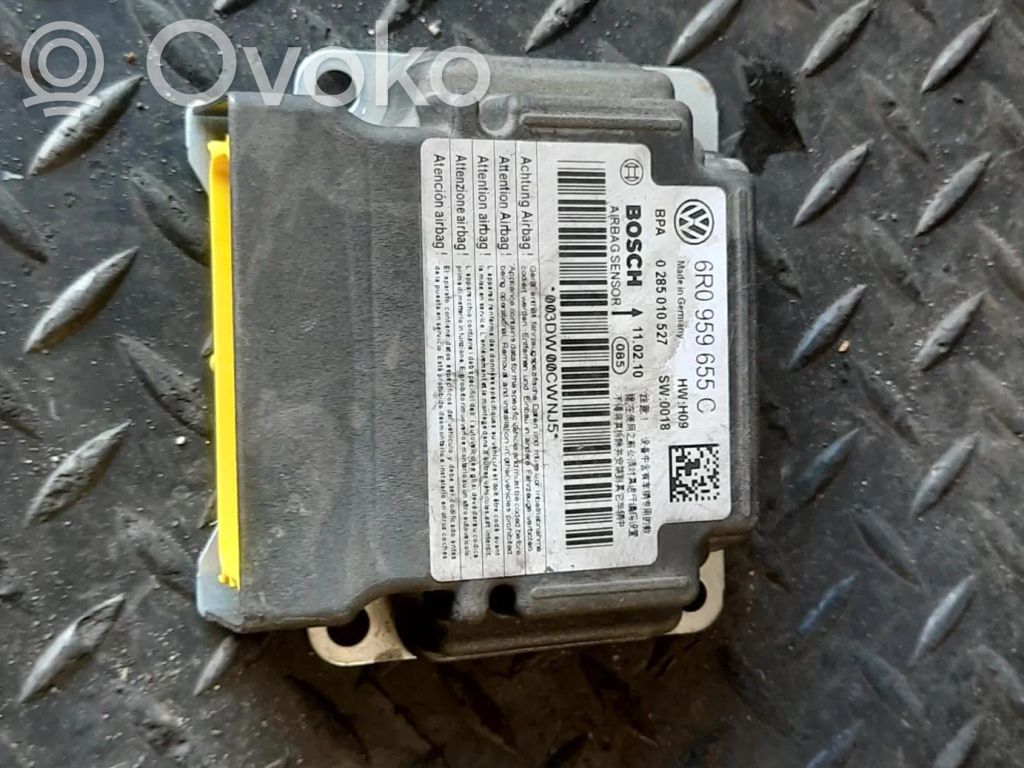 Volkswagen Polo V 6R Sterownik / Moduł Airbag 