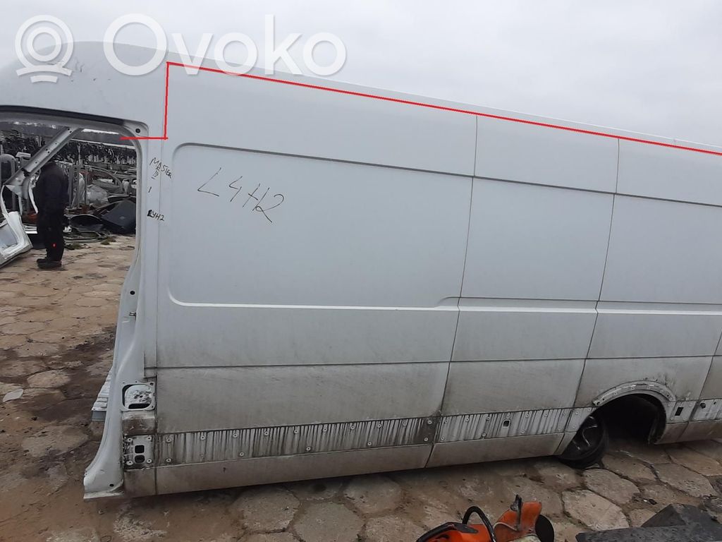 Renault Master III Panel lateral trasero 