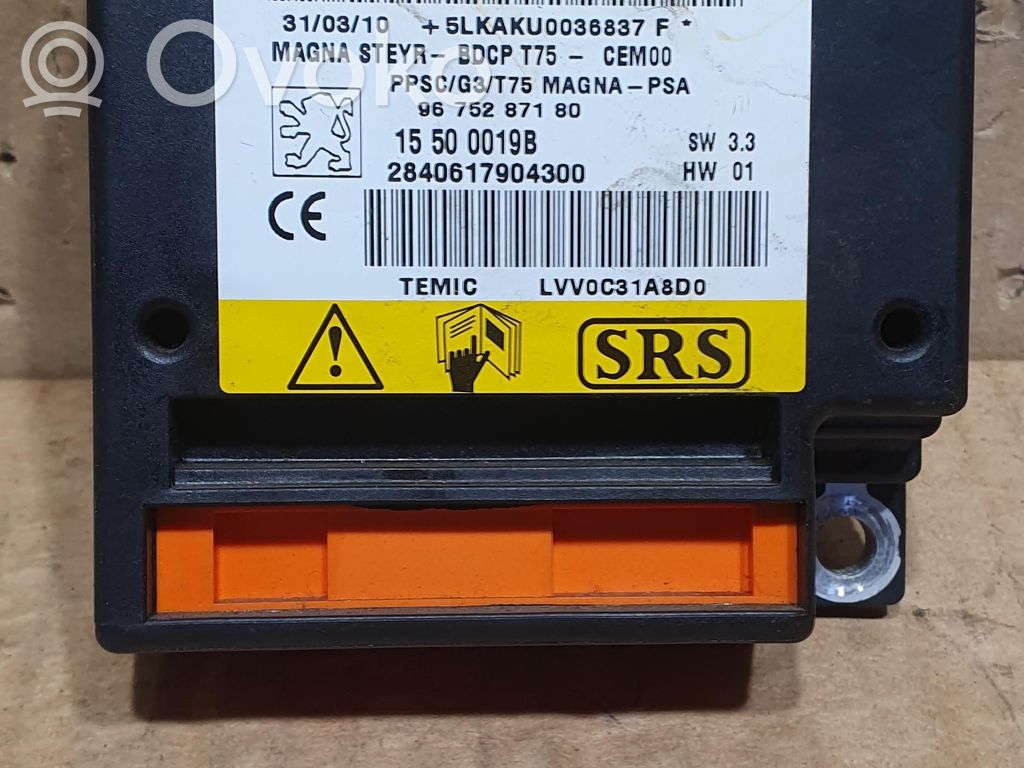 Peugeot RCZ Airbag set 