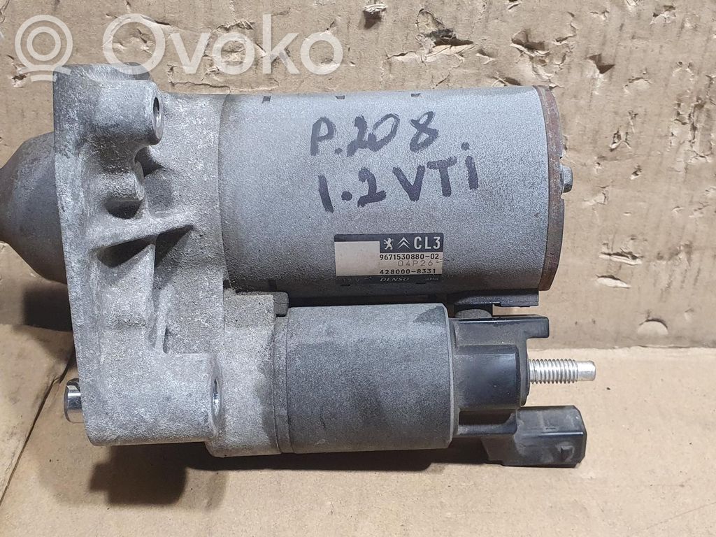 Peugeot 208 I Starter motor 