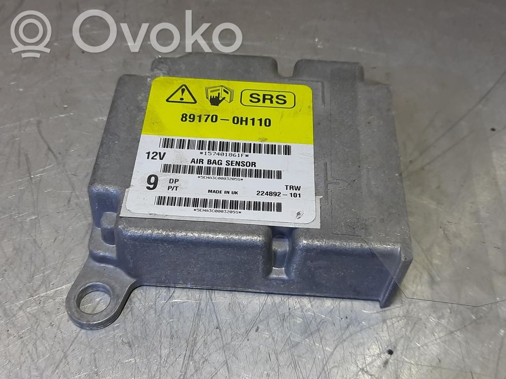 Peugeot 108 Airbag control unit/module 