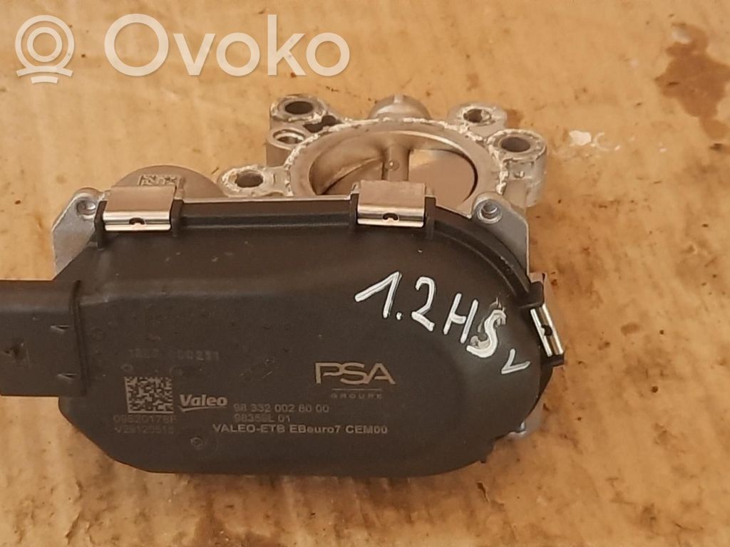 Opel Mokka B Throttle body valve 