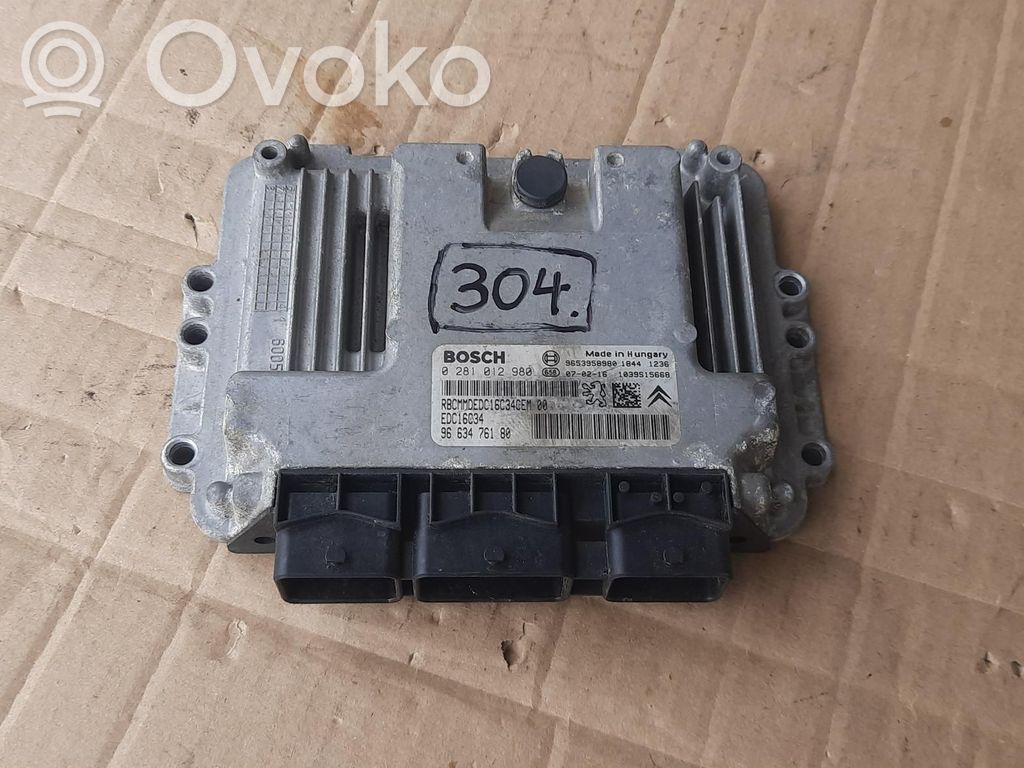 Citroen C4 I Picasso Engine control unit/module ECU 