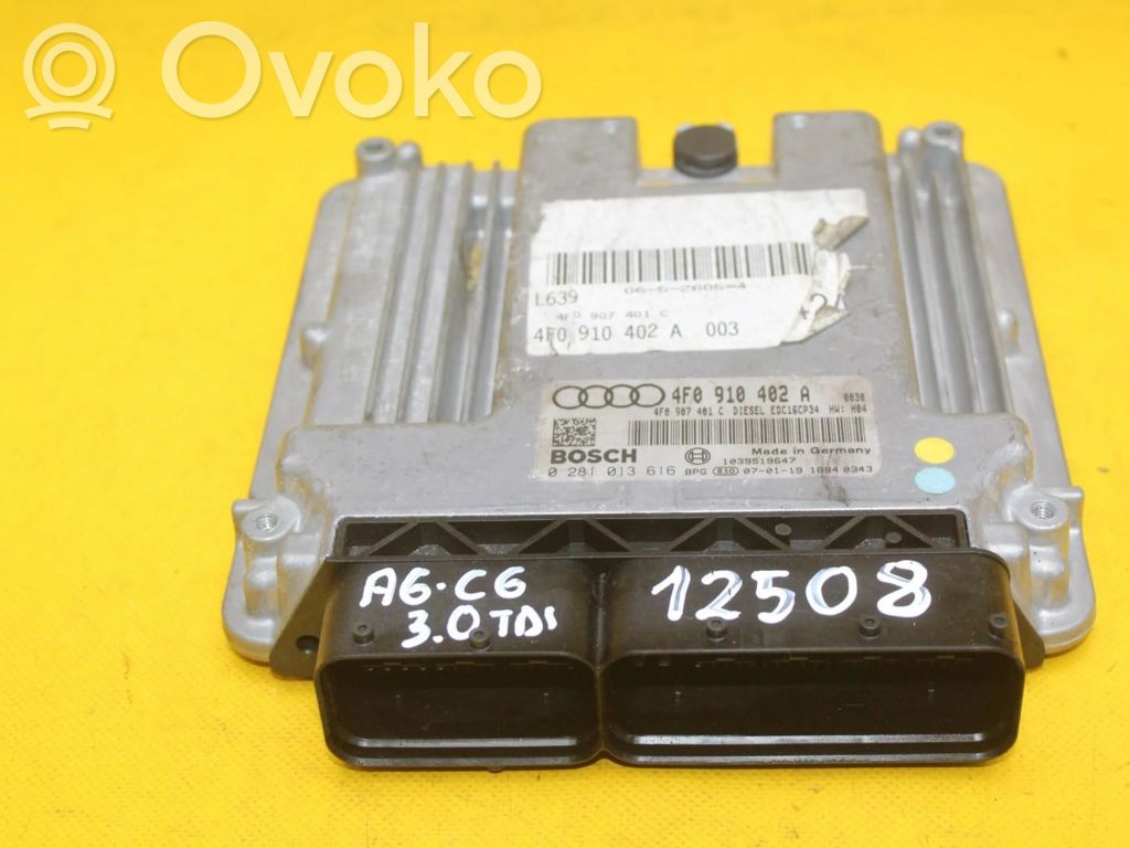 Audi A6 S6 C6 4F Engine control unit/module ECU 