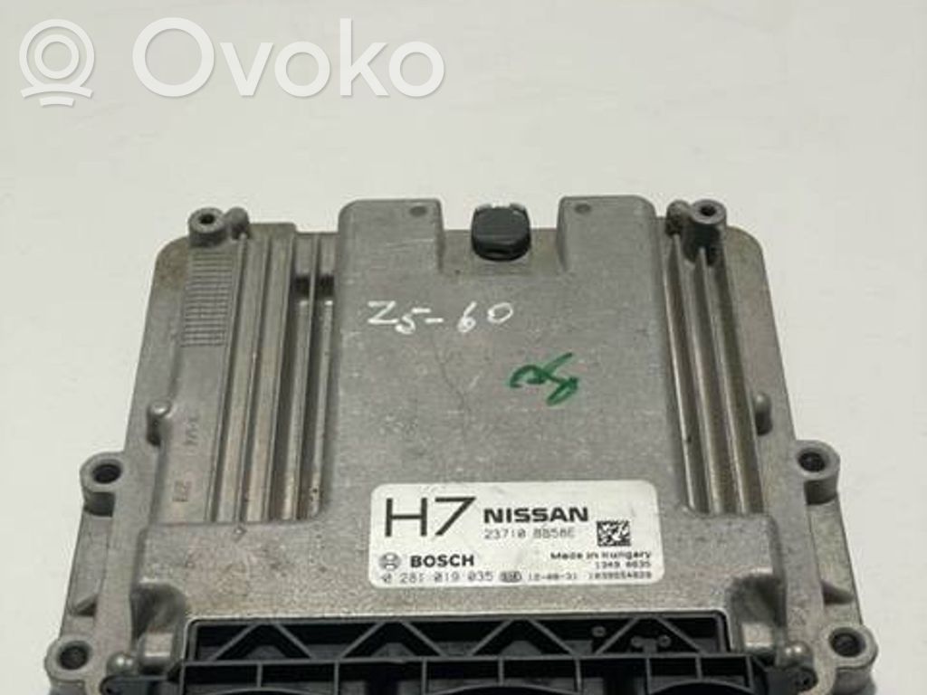 Engine control unit/module   23710BB58E,0281019035,1039S54828