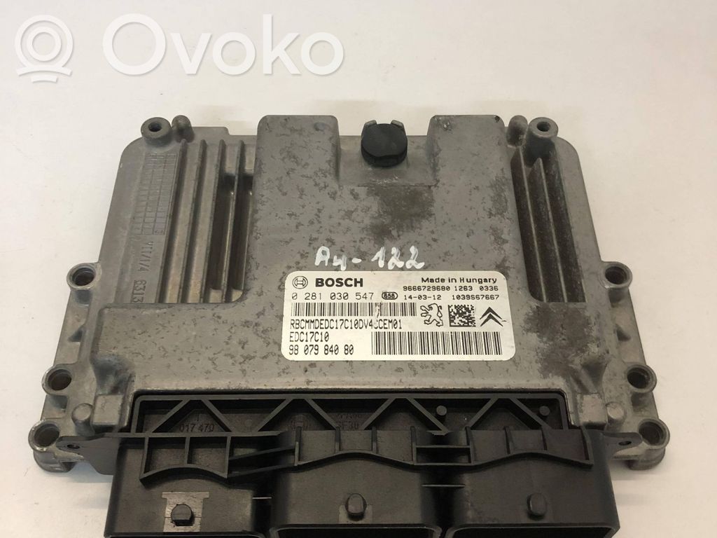 Peugeot 208 I Engine control unit/module 