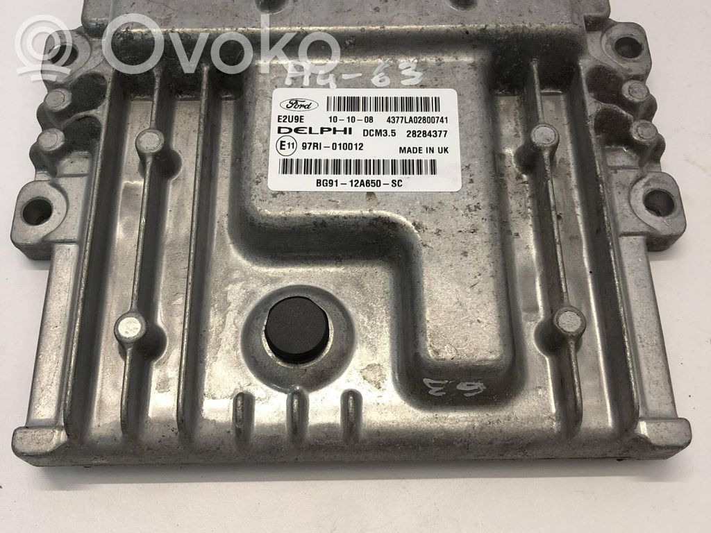 Engine control unit/module   BG9112A650SC,28284377,97RI010012