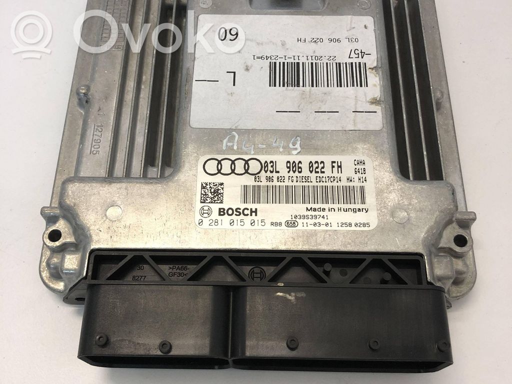 Audi A6 Allroad C6 Engine control unit/module 
