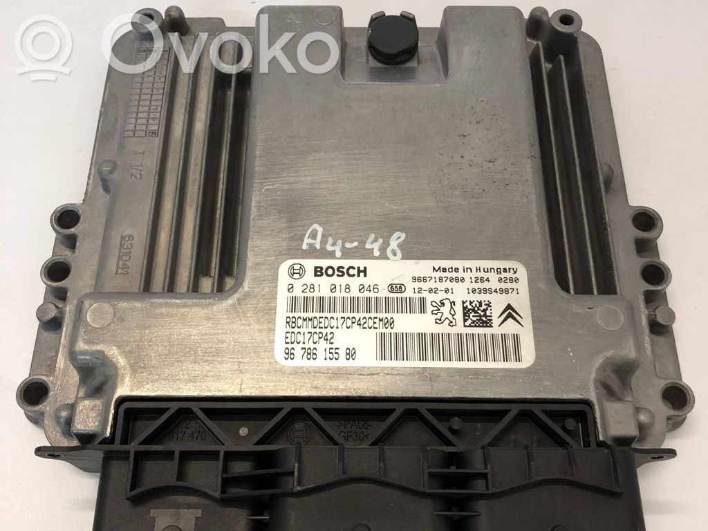 Citroen C5 Engine control unit/module 